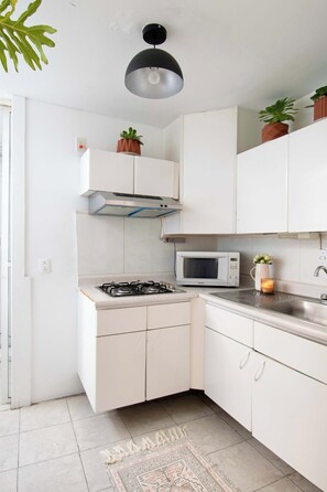 Fridge, microwave, stovetop, coffee/tea maker - Lovely apartment in Condesa 4bed/2bath (Ciudad de México)