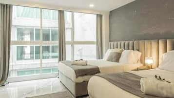 4 bedrooms, iron/ironing board, travel crib, WiFi