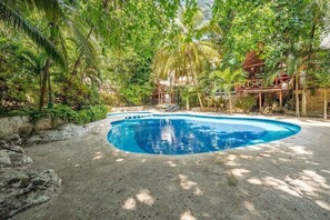 Pool - Magnificent Villa one block from Playacar beach (Playa del Carmen)