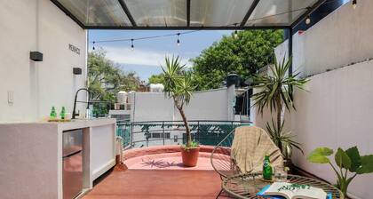 Casa Xalli en Condesa con patio y roof privado