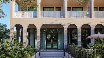 Voorkant van accommodatie