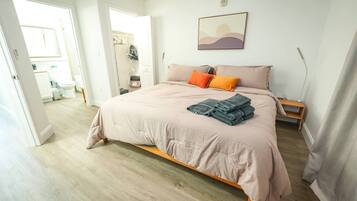 1 bedroom, travel crib, free WiFi