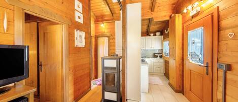 TV, DVD player, stereo