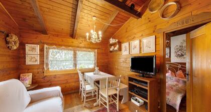 Chalet 'Orserose Al Vant' mit Bergblick, Gemeinschaftsterrasse und WLAN