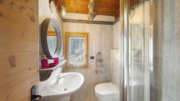 Shower, hair dryer