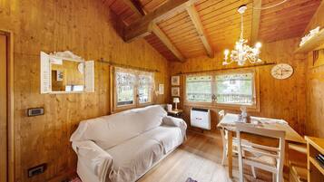 Fernseher, DVD-Player, Stereoanlage