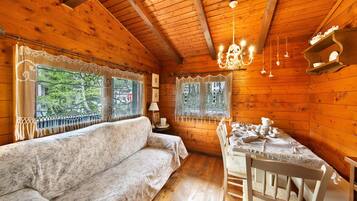 TV, DVD player, stereo