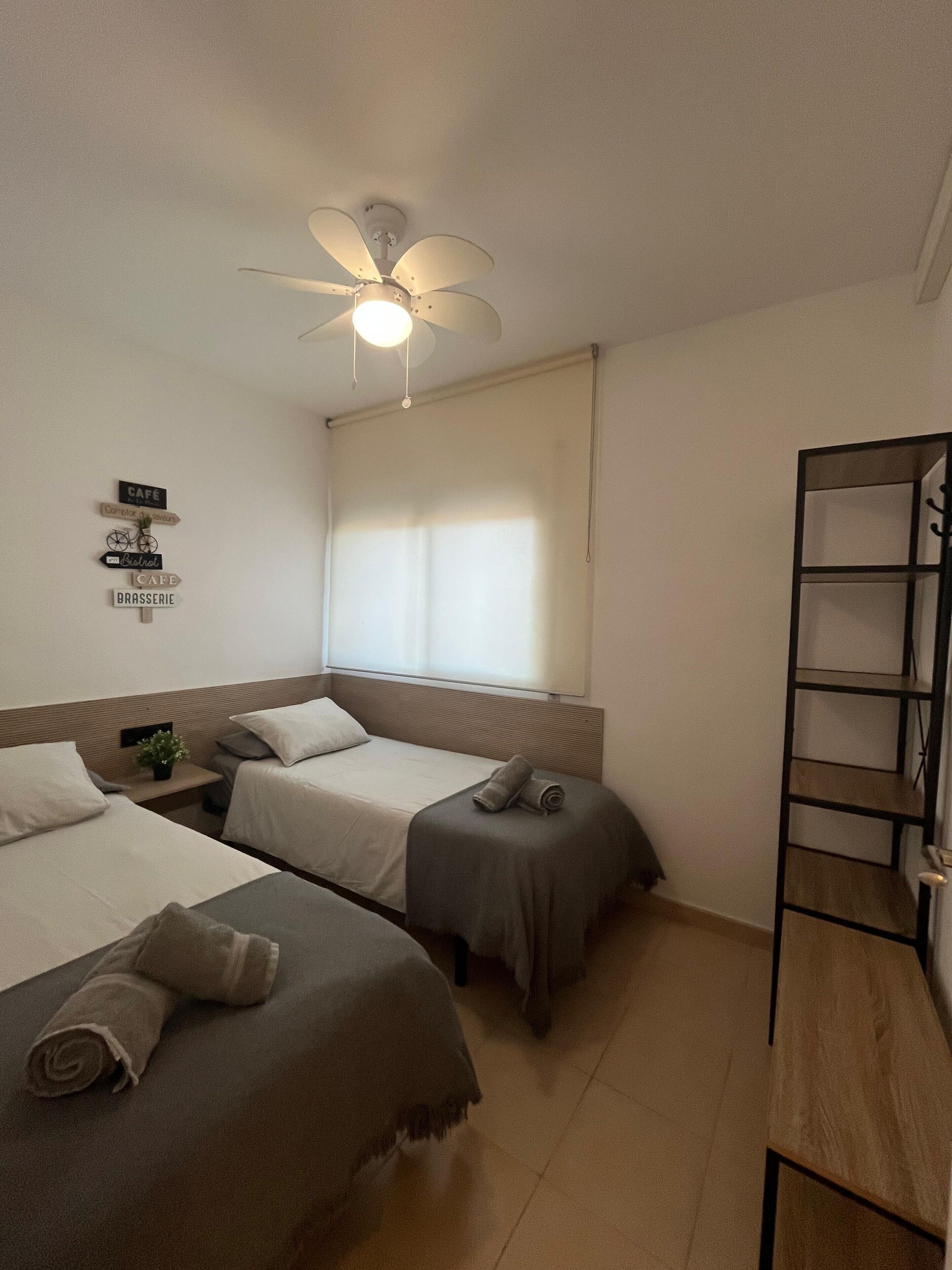 2 chambres, Wi-Fi gratuit, draps fournis