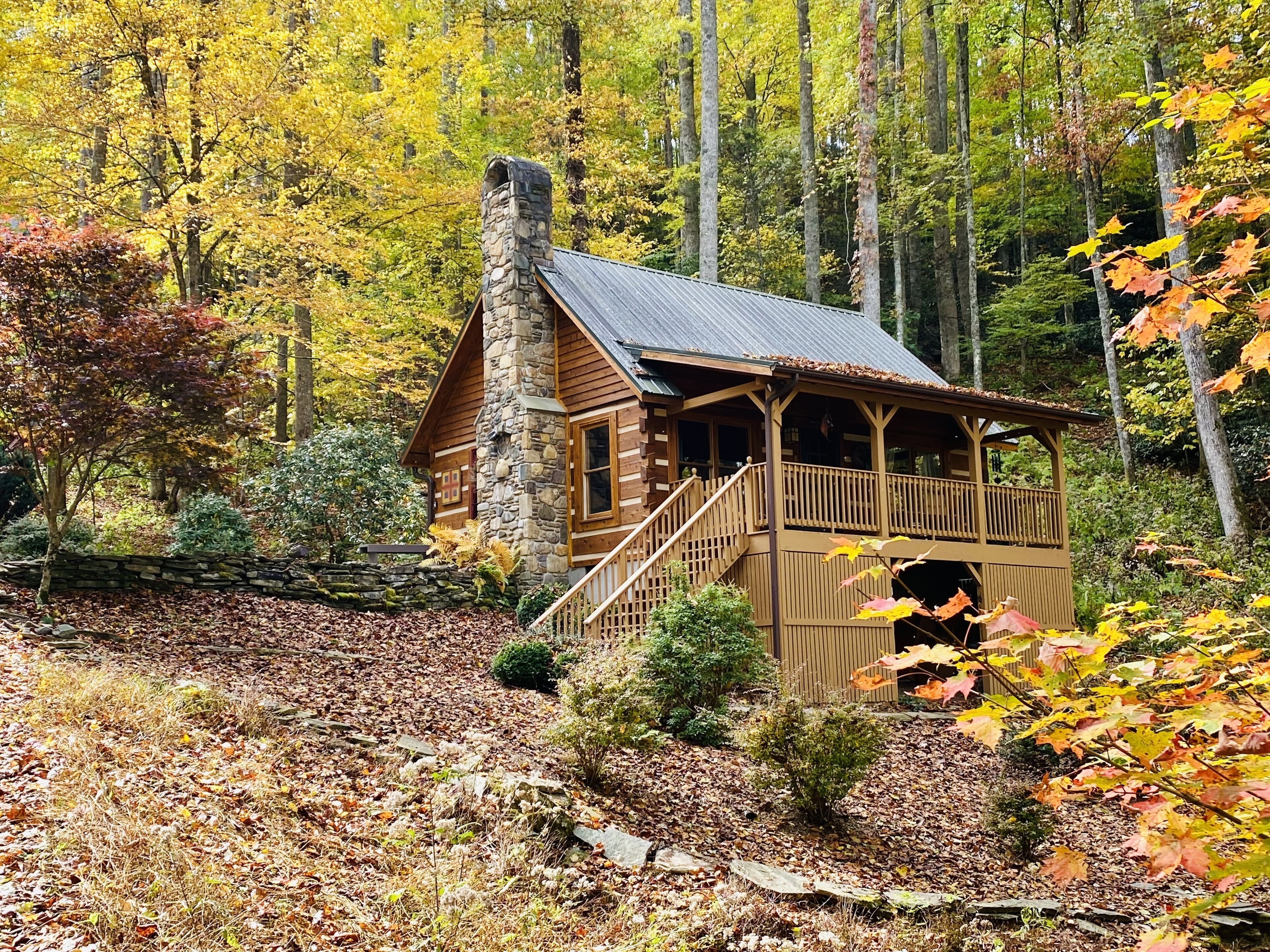 Classic Log Cabin with Cozy Interior