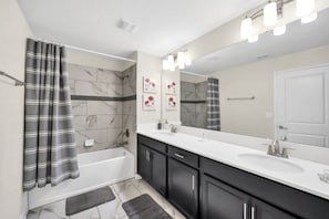 Hair dryer, towels