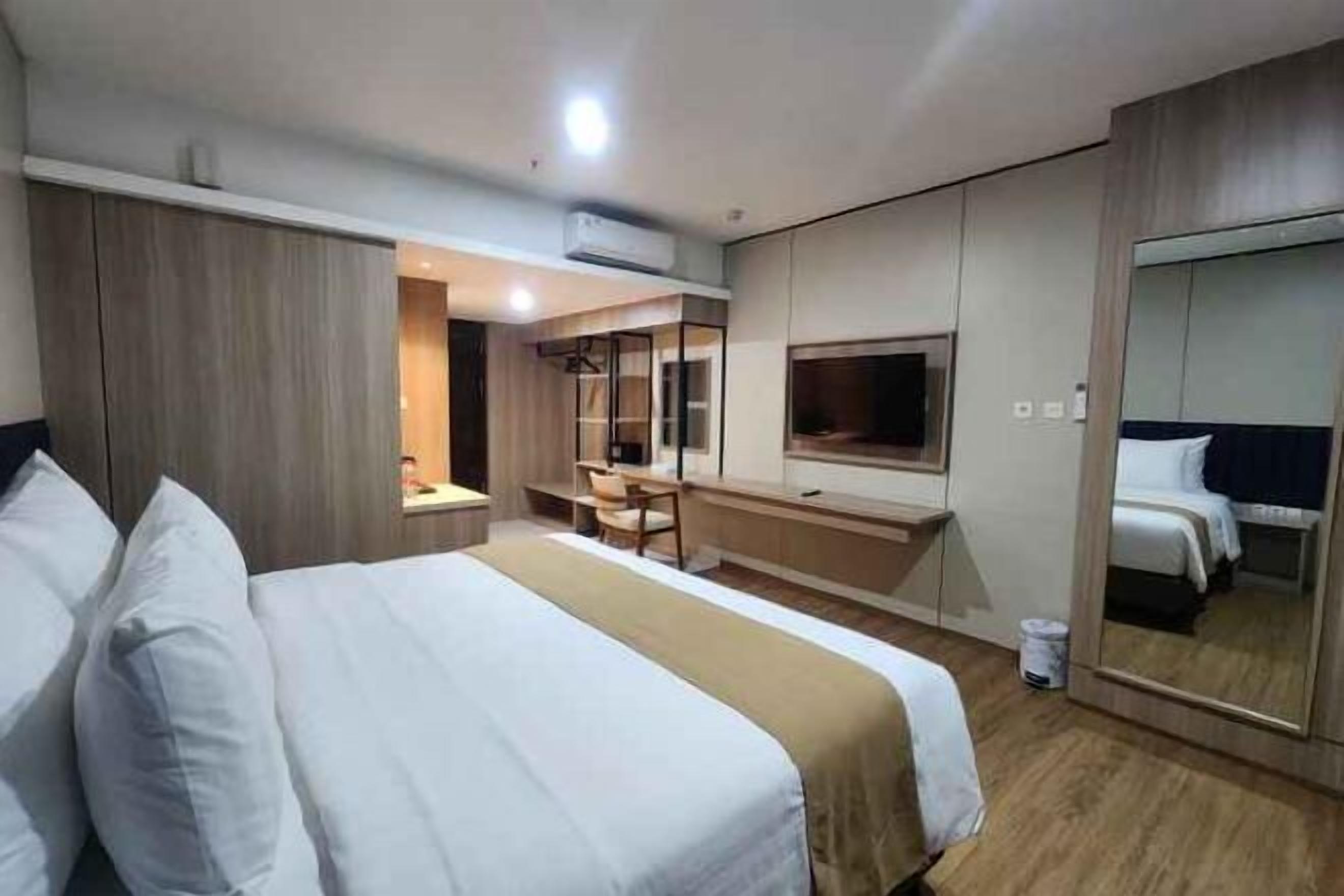 Een laptopwerkplek, gratis wifi, beddengoed