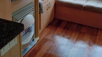 TV, fireplace, stereo