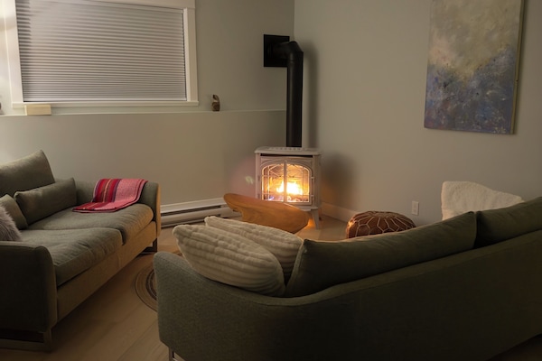 Comfortable Scandinavian furniture with handcrafted local accents. West coast!