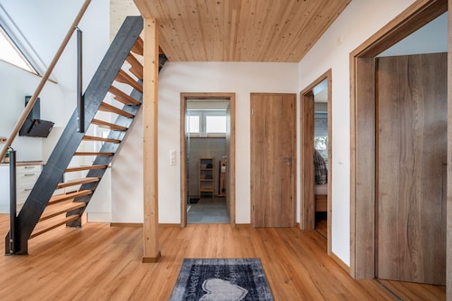 Holiday Home 'Tiny Time' with Private Terrace, Shared Garden and Wi-Fi