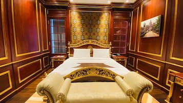 Royal Suite, City View | 1 bedroom, premium bedding, minibar, in-room safe