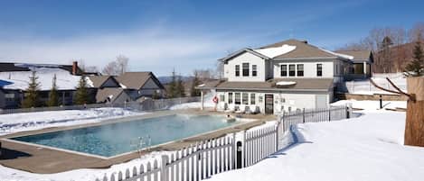 Indoor pool, a heated pool