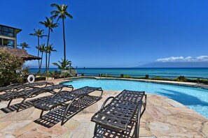 Una piscina riscaldata