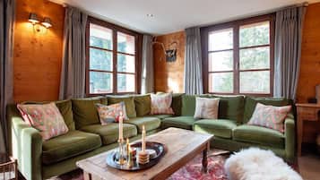 Télévision, cheminée