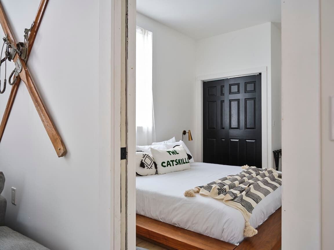 2 bedrooms, travel crib, WiFi, bed sheets
