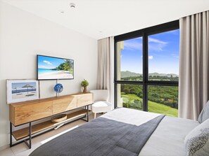 1 soverom, safe på rommet, strykejern/-brett og wi-fi (inkludert)