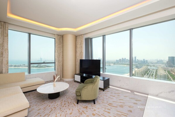 Apartment | Living area - The Palm Tower Corner 1 Bedroom Dubai (Dubai)