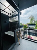 Quarto duplo superior | Terraço/pátio