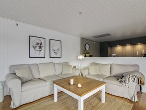 Televisie en een open haard