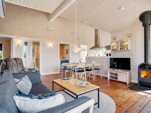 TV, fireplace, DVD player
