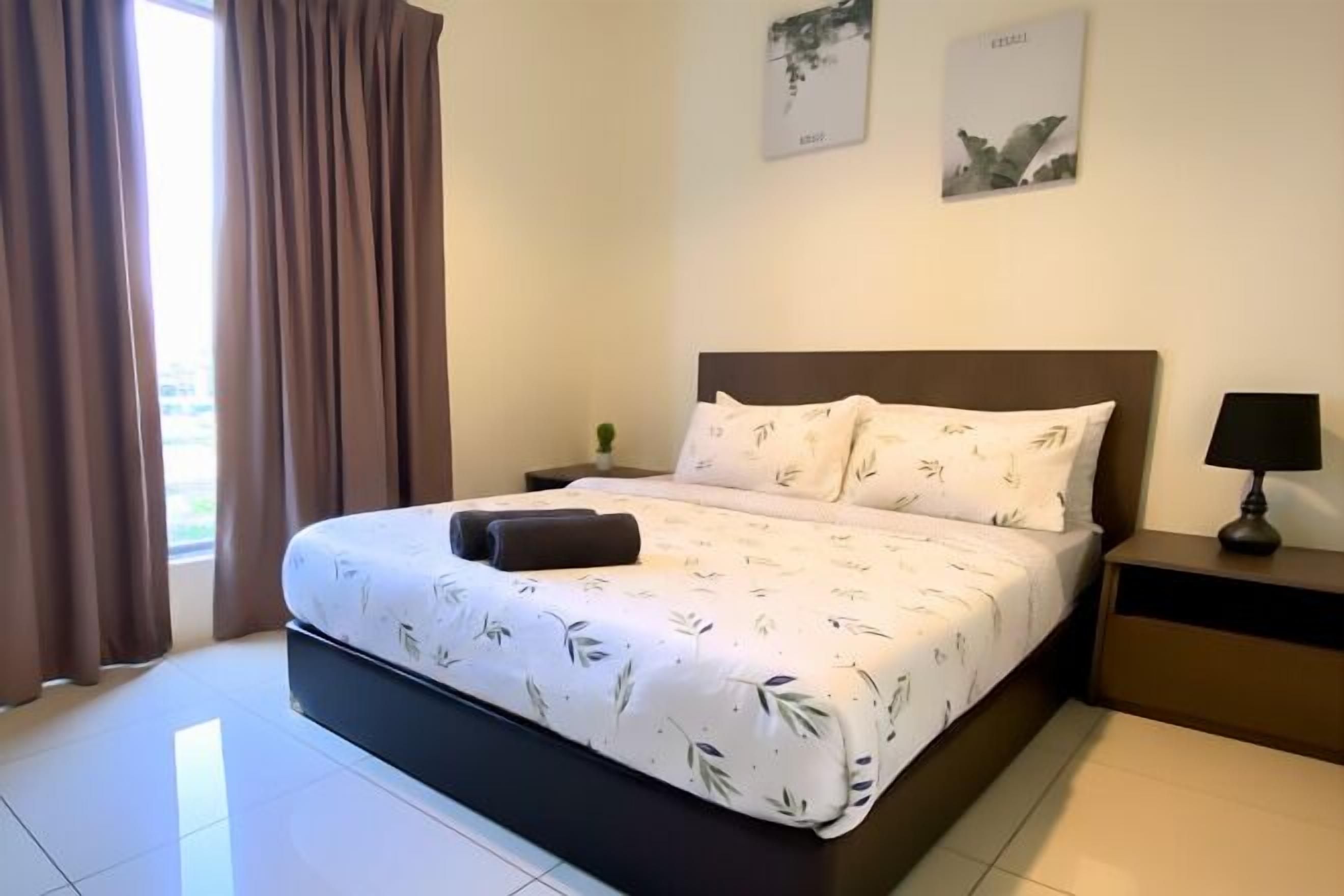 Individually decorated, individually furnished, desk, blackout curtains