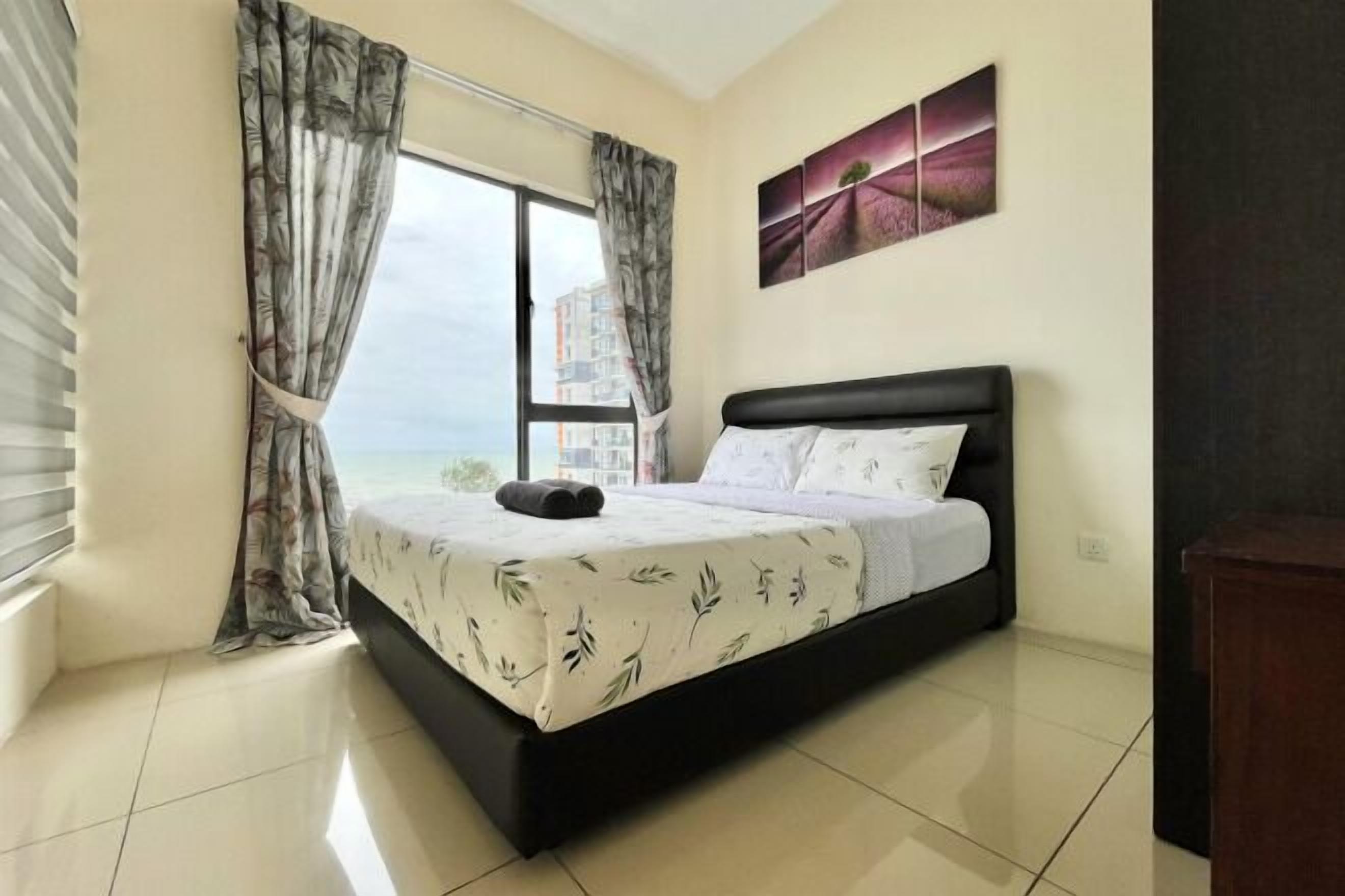 Individually decorated, individually furnished, desk, blackout curtains