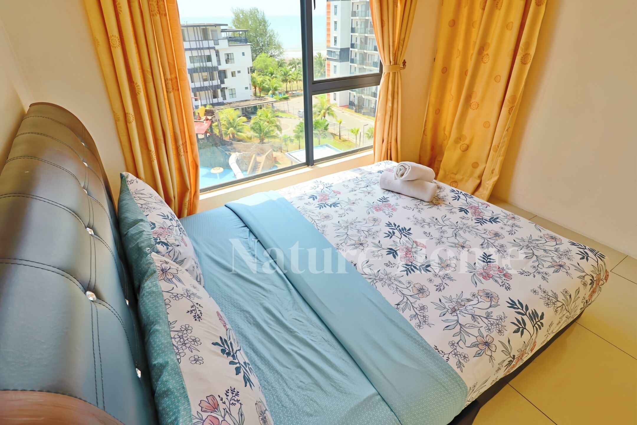 Individually decorated, individually furnished, desk, blackout curtains