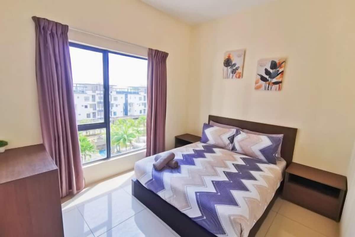 Individually decorated, individually furnished, desk, blackout curtains