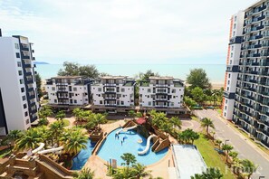 Appartement Deluxe, 2 chambres, non-fumeurs, vue mer | Vue de la chambre