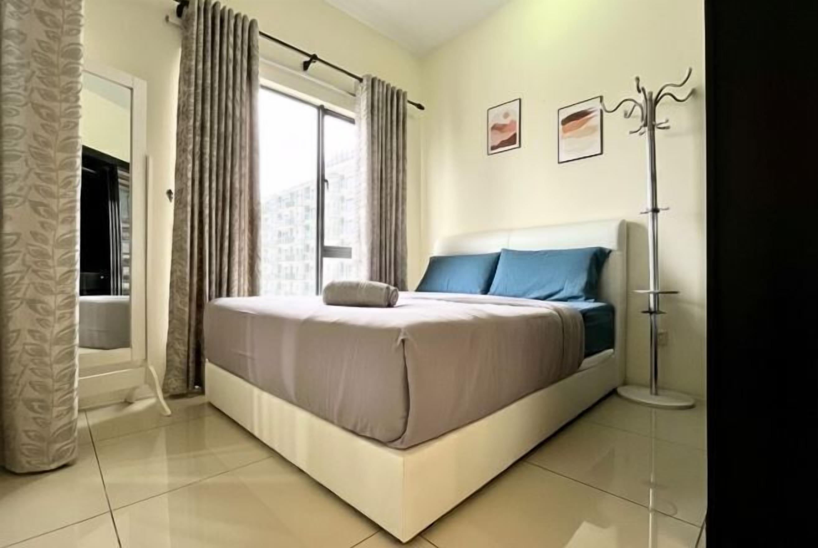 Individually decorated, individually furnished, desk, blackout curtains