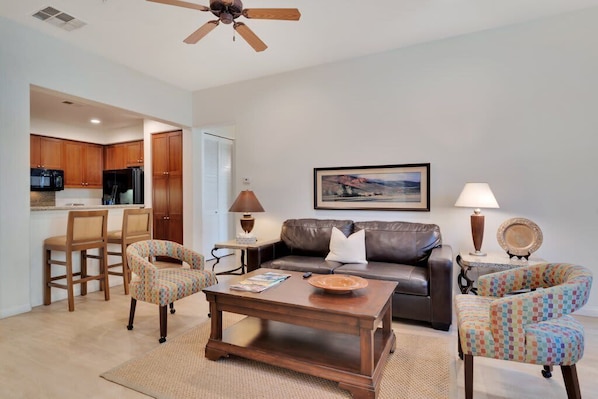 TV, fireplace, DVD player, offices