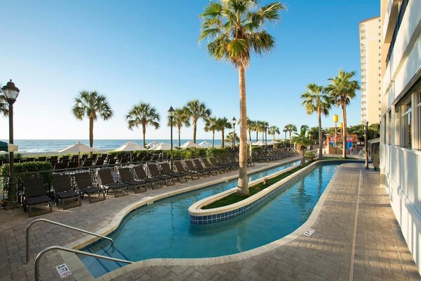 Pool - Escape to Luxury: 7th Floor Oceanfront Suite (Myrtle Beach)