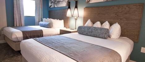 3 室のベッドルーム、WiFi、ベッドシーツ