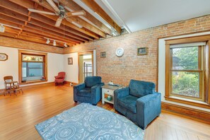 House (4 Bedrooms) | Interior - Historic Wisconsin Retreat on 26-acre Property! (Plain)