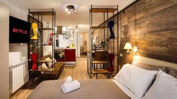 1 Schlafzimmer, Reisekinderbett, WLAN, Bettwäsche