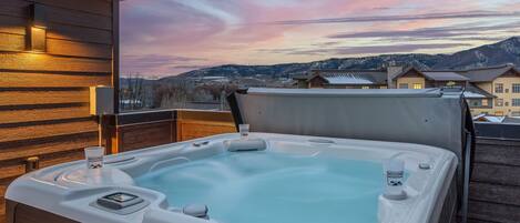 Bain à remous extérieur
