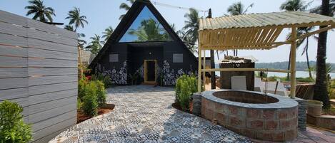 Overnattingsstedets uteområder