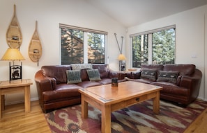 Televisión, chimenea