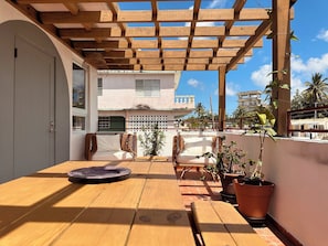 Apartamento luxo | Terraço/pátio