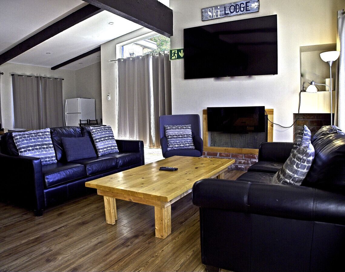 Smart TV, fireplace, video games