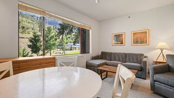 Fernseher, DVD-Player, Tischtennisplatte