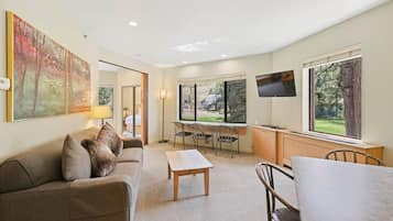 TV, DVD player, table tennis