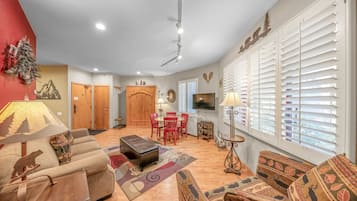 TV, DVD player, table tennis