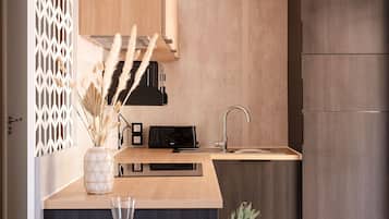 Casa de campo Signature | Cocina privada | Hervidor eléctrico, tostadora y trona infantil