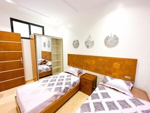 2 quartos, Wi-Fi, roupa de cama