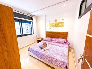 2 dormitorios y ropa de cama